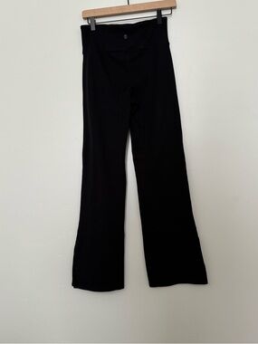 Balance Collection Black High-Waist Flared leggings size large